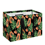 Tropical Papaya Pattern Print Utility Tote Bag