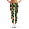 Tropical Papaya Pattern Print Women's Leggings