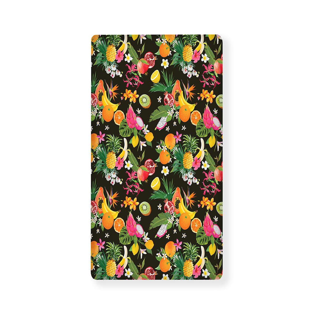 Tropical Paradise Fruits Pattern Print Baby Crib Sheet