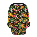 Tropical Paradise Fruits Pattern Print Baby Seat Cover