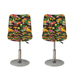 Tropical Paradise Fruits Pattern Print Bar Stool Covers