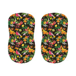 Tropical Paradise Fruits Pattern Print Bar Stool Covers