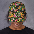 Tropical Paradise Fruits Pattern Print Baseball Cap