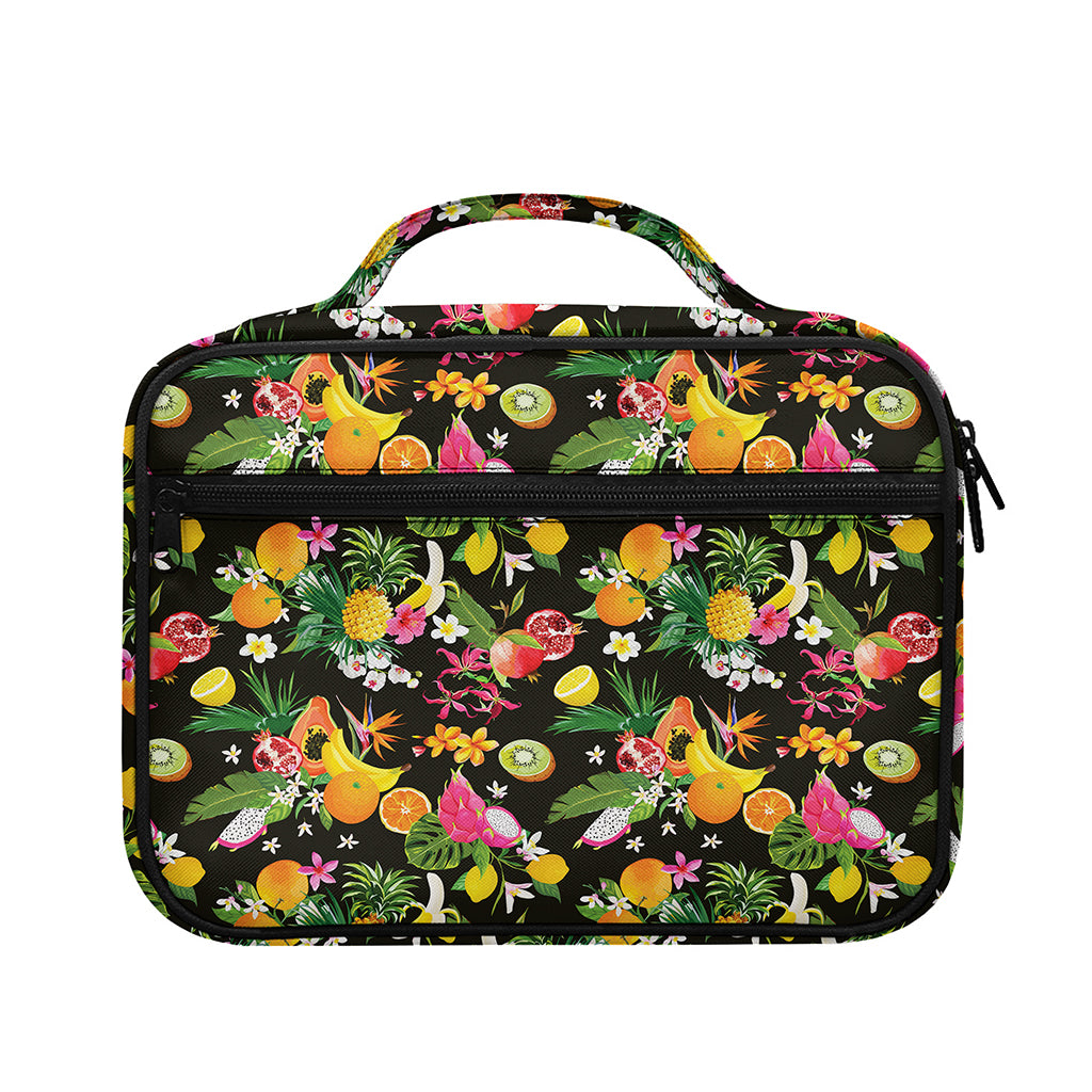 Tropical Paradise Fruits Pattern Print Briefcase Bible Bag