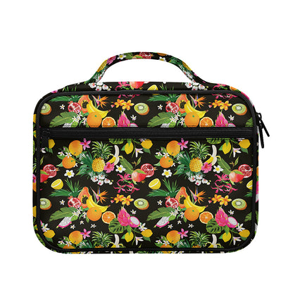 Tropical Paradise Fruits Pattern Print Briefcase Bible Bag