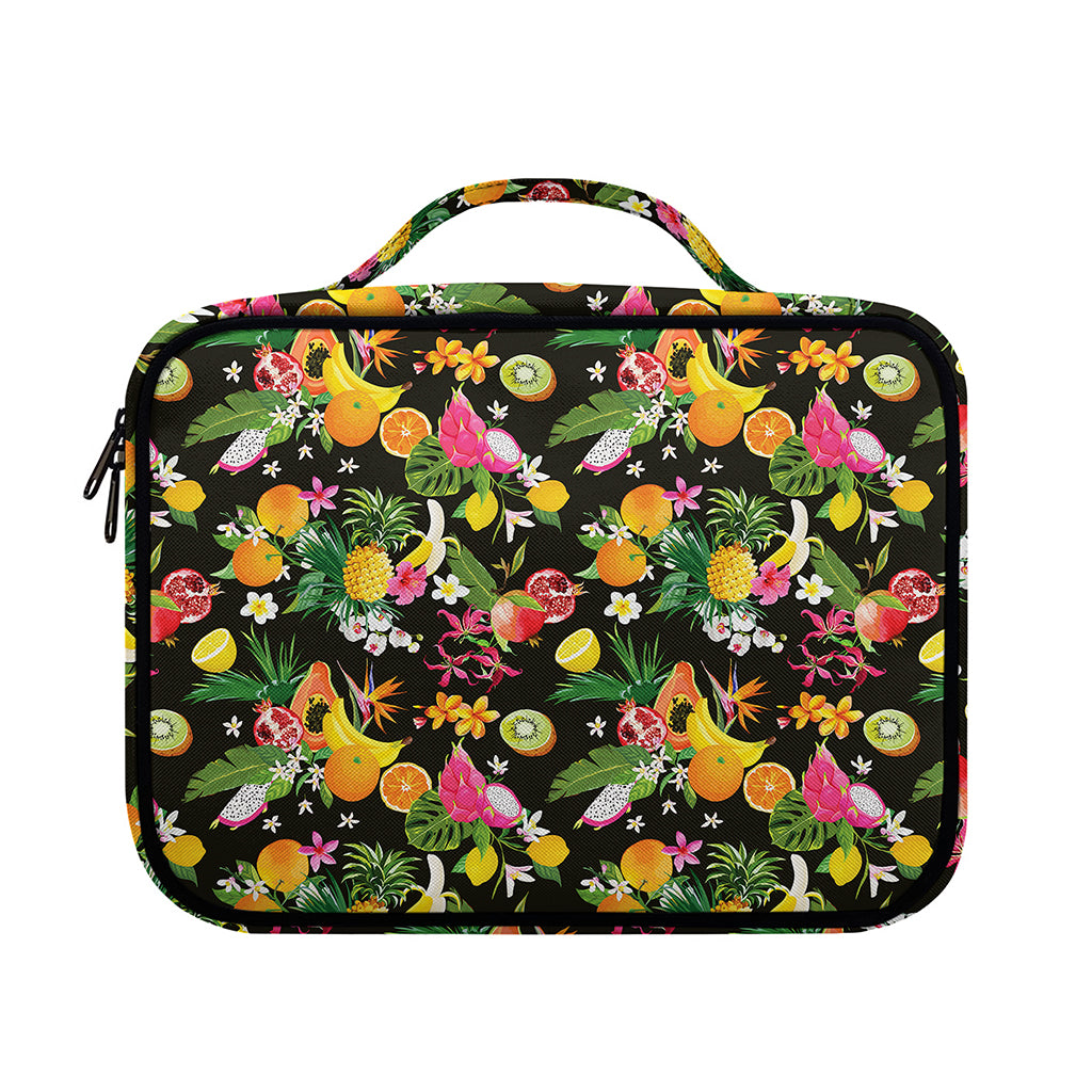 Tropical Paradise Fruits Pattern Print Briefcase Bible Bag
