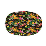 Tropical Paradise Fruits Pattern Print Car Side Mirror Covers