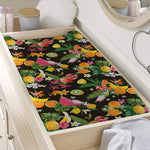 Tropical Paradise Fruits Pattern Print Changing Pad Cover