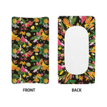 Tropical Paradise Fruits Pattern Print Changing Pad Cover