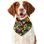 Tropical Paradise Fruits Pattern Print Dog Bandana