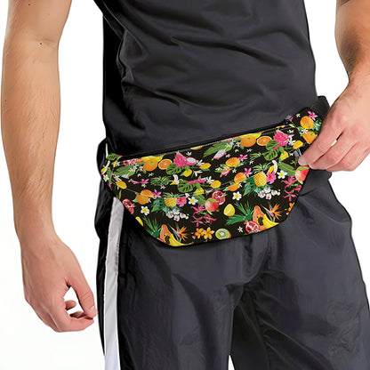 Tropical Paradise Fruits Pattern Print Fanny Pack