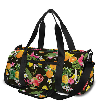 Tropical Paradise Fruits Pattern Print Gym Bag
