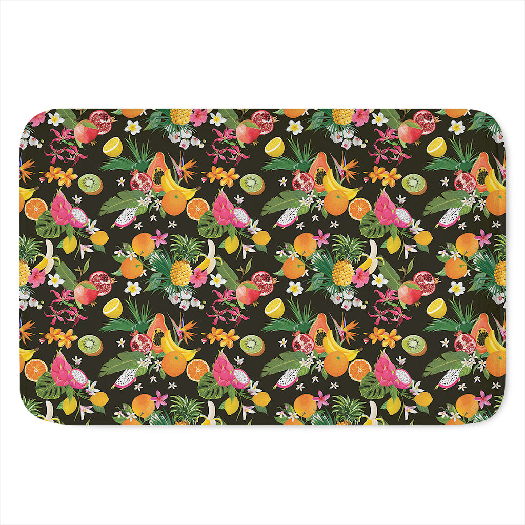 Tropical Paradise Fruits Pattern Print Indoor Door Mat