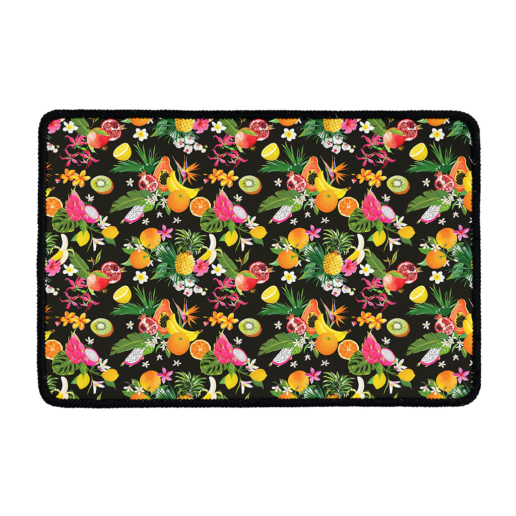 Tropical Paradise Fruits Pattern Print Kitchen Mat