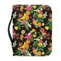 Tropical Paradise Fruits Pattern Print Leather Bible Cover