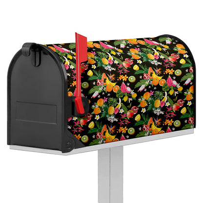 Tropical Paradise Fruits Pattern Print Mailbox Cover