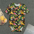 Tropical Paradise Fruits Pattern Print Men's Bodysuit