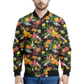 Tropical Paradise Fruits Pattern Print Men's Bomber Jacket