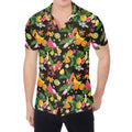 Tropical Paradise Fruits Pattern Print Men's Shirt