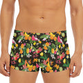 Tropical Paradise Fruits Pattern Print Men's Short Boxer Briefs