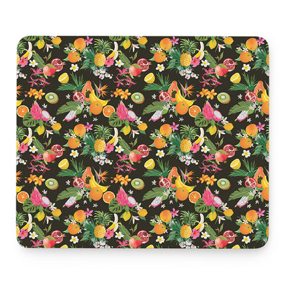 Tropical Paradise Fruits Pattern Print Mouse Pad