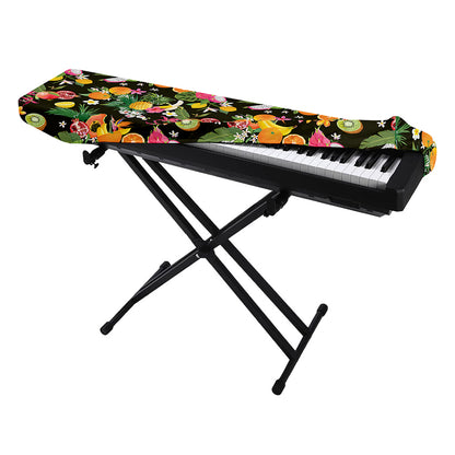 Tropical Paradise Fruits Pattern Print Piano Keyboard Cover