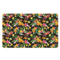 Tropical Paradise Fruits Pattern Print Polyester Doormat