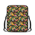 Tropical Paradise Fruits Pattern Print Rectangular Crossbody Bag