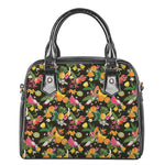 Tropical Paradise Fruits Pattern Print Shoulder Handbag