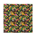Tropical Paradise Fruits Pattern Print Silk Bandana