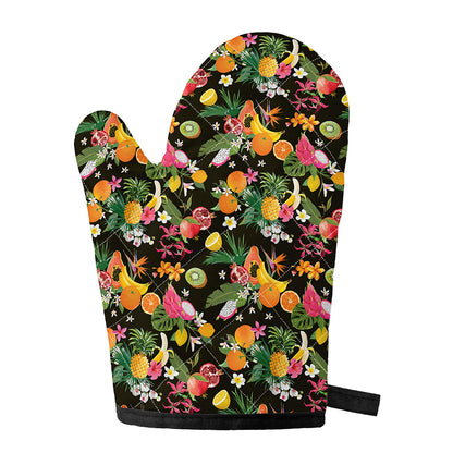 Tropical Paradise Fruits Pattern Print Single Oven Mitt