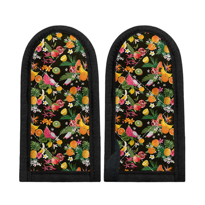 Tropical Paradise Fruits Pattern Print Skillet Handle Cover