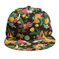 Tropical Paradise Fruits Pattern Print Snapback Cap