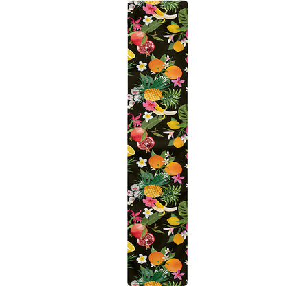 Tropical Paradise Fruits Pattern Print Table Runner