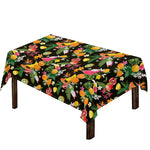 Tropical Paradise Fruits Pattern Print Tablecloth