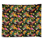 Tropical Paradise Fruits Pattern Print Tapestry