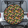 Tropical Paradise Fruits Pattern Print Tire Cover