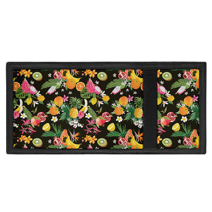 Tropical Paradise Fruits Pattern Print Trifold Wallet