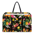 Tropical Paradise Fruits Pattern Print Utility Tote Bag