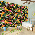 Tropical Paradise Fruits Pattern Print Wall Sticker