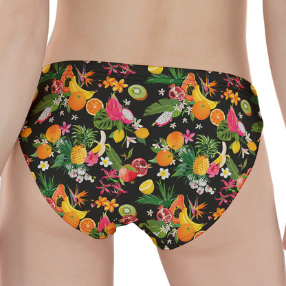 Tropical Paradise Fruits Pattern Print Women's Panties