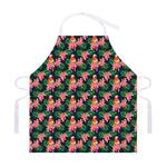 Tropical Parrot Pattern Print Adjustable Apron
