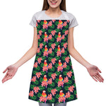 Tropical Parrot Pattern Print Adjustable Apron