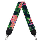 Tropical Parrot Pattern Print Bag Strap
