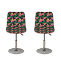 Tropical Parrot Pattern Print Bar Stool Covers