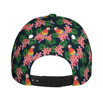 Tropical Parrot Pattern Print Baseball Cap
