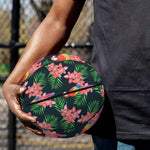 Tropical Parrot Pattern Print Basketball