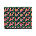 Tropical Parrot Pattern Print Bifold Wallet