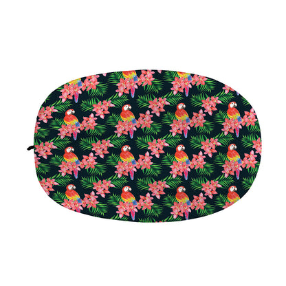 Tropical Parrot Pattern Print Car Side Mirror Covers