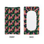 Tropical Parrot Pattern Print Changing Pad Cover